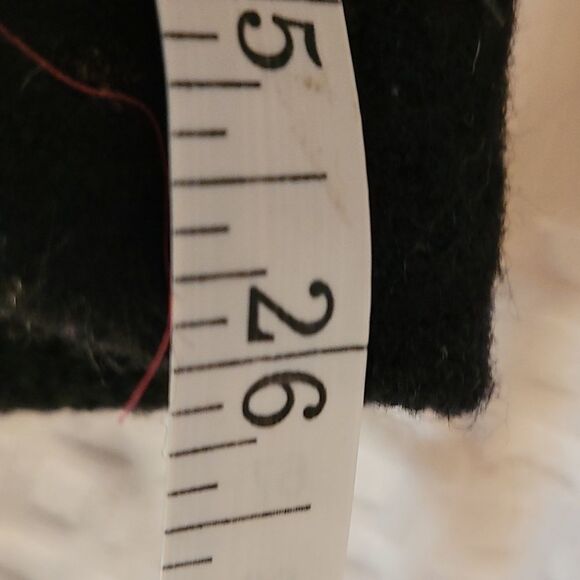 Black Mixed Wool Moto Jacket - Picture 14 of 15